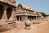 Mamallapuram - Tamil Nadu. The five Rathas. The Bhima ratha. 